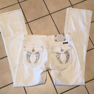 White Miss Me Jeans